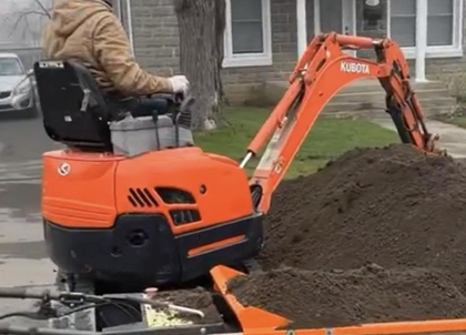 Service de mini excavation